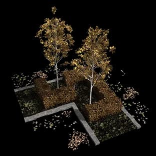 VampireGardenHedgeCorner
