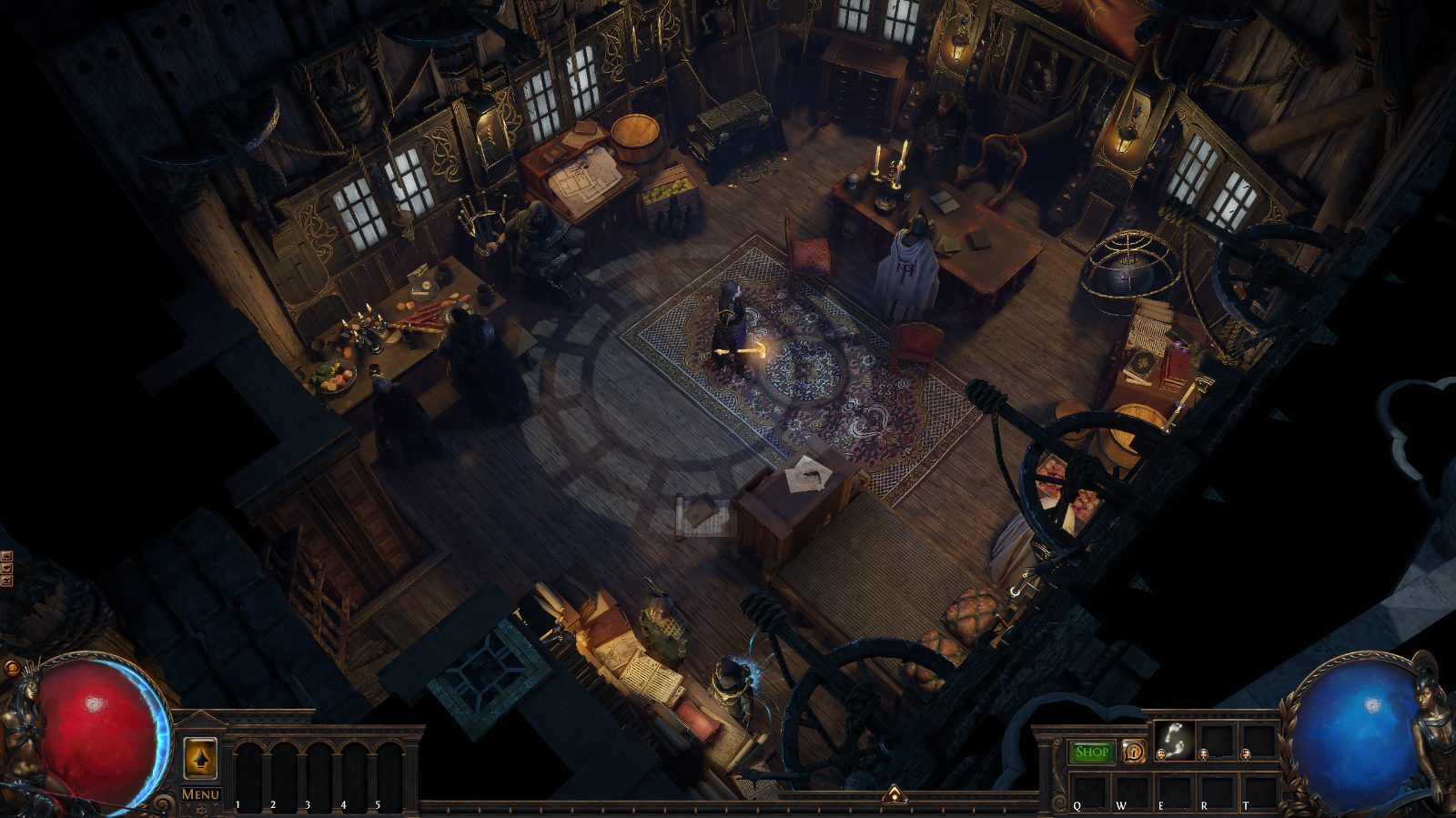 Black Sails 🏴‍☠️, a Path of Exile 1 hideout built in Luxurious Hideout by arthur-von-schreyer