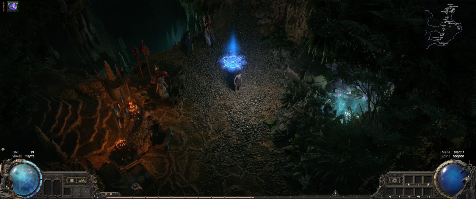A Moment's Respite, a Path of Exile 2 hideout built in Limestone Hideout by suibee