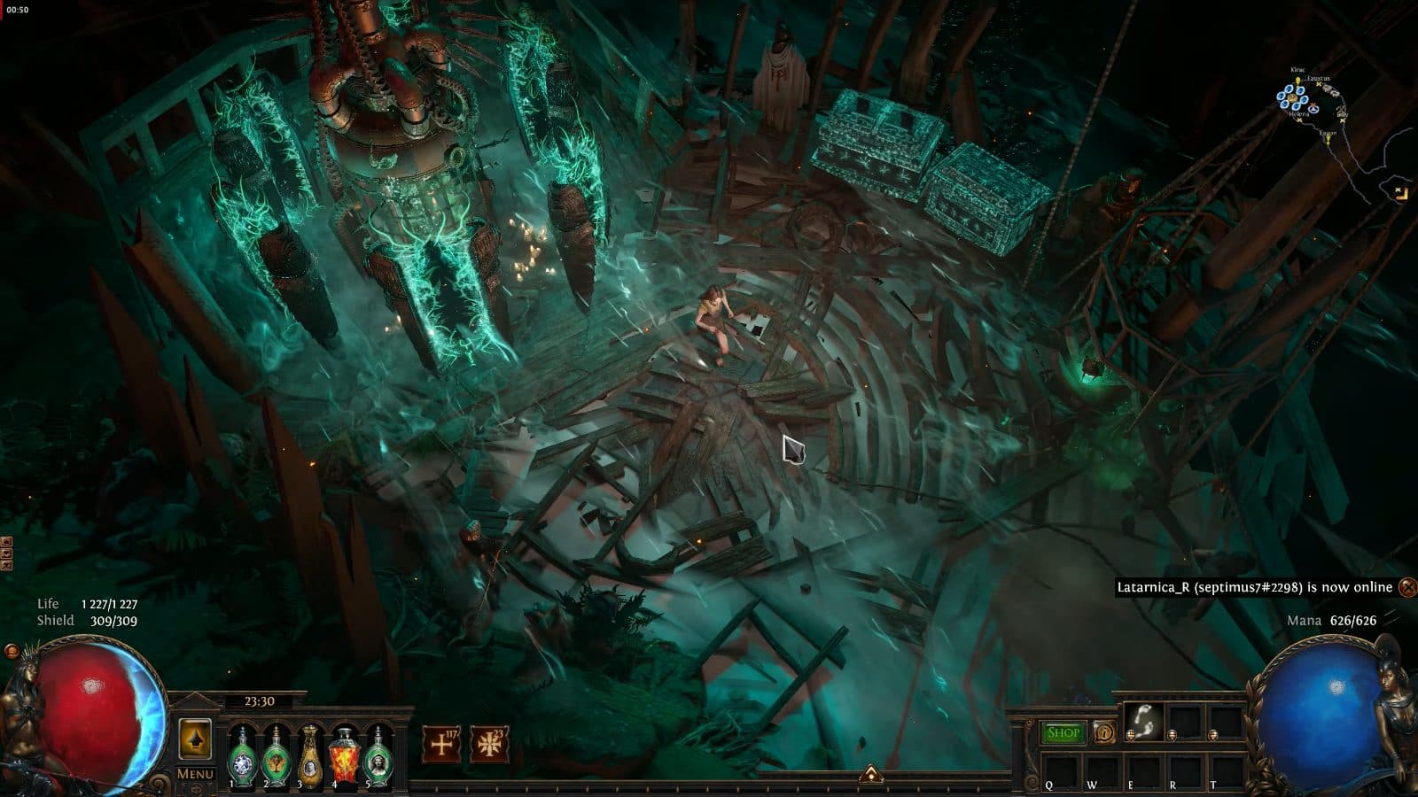 Allflame Protects, a Path of Exile 1 hideout built in Ritualist's Hideout by zuzanne