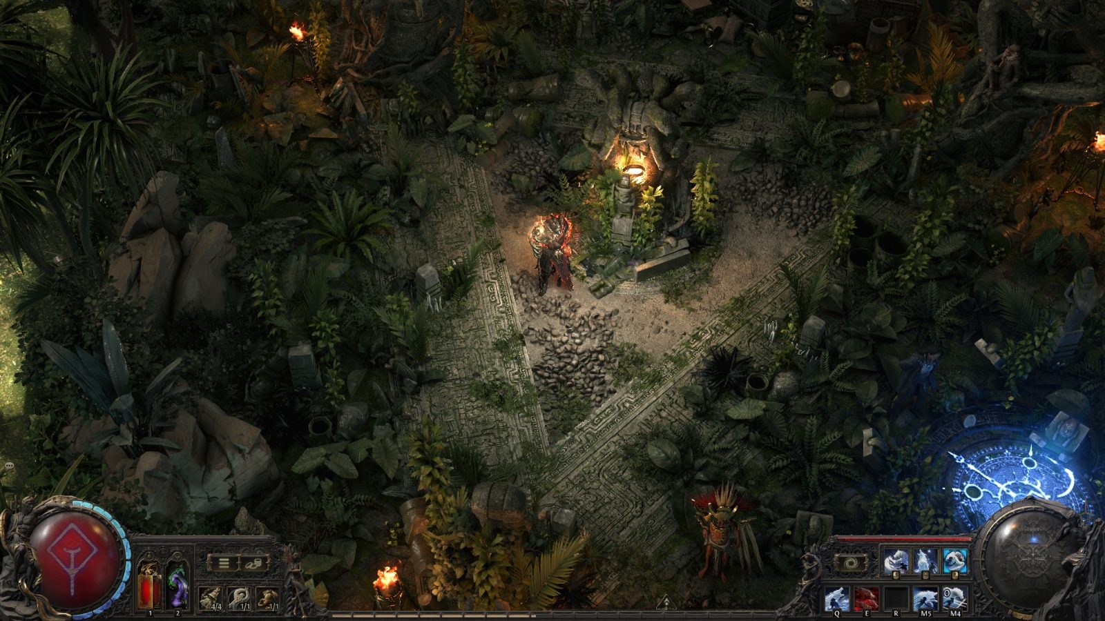Aracari's Respite, a Path of Exile 2 hideout built in Overgrown Apex Hideout by searscatalog