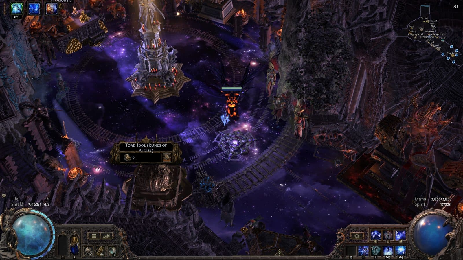 Celestial Twisted (Xesth boss) Hideout, a Path of Exile 2 hideout built in Twisted Hideout by gabbany
