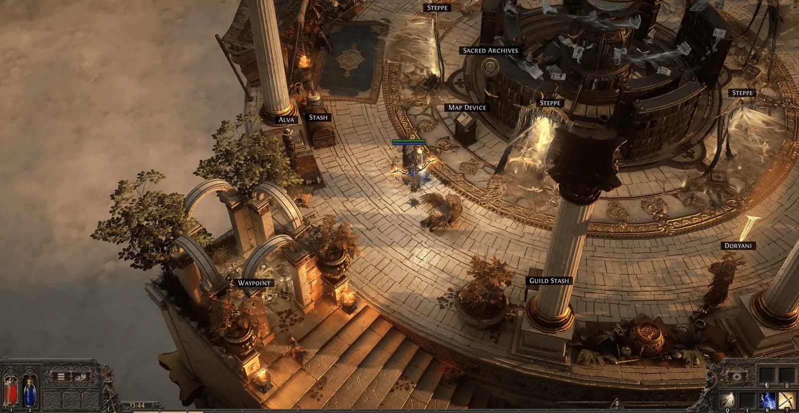 Cozy Fall Plateau of the Gods, a Path of Exile 2 hideout built in Plateau of the Gods Hideout by vibo