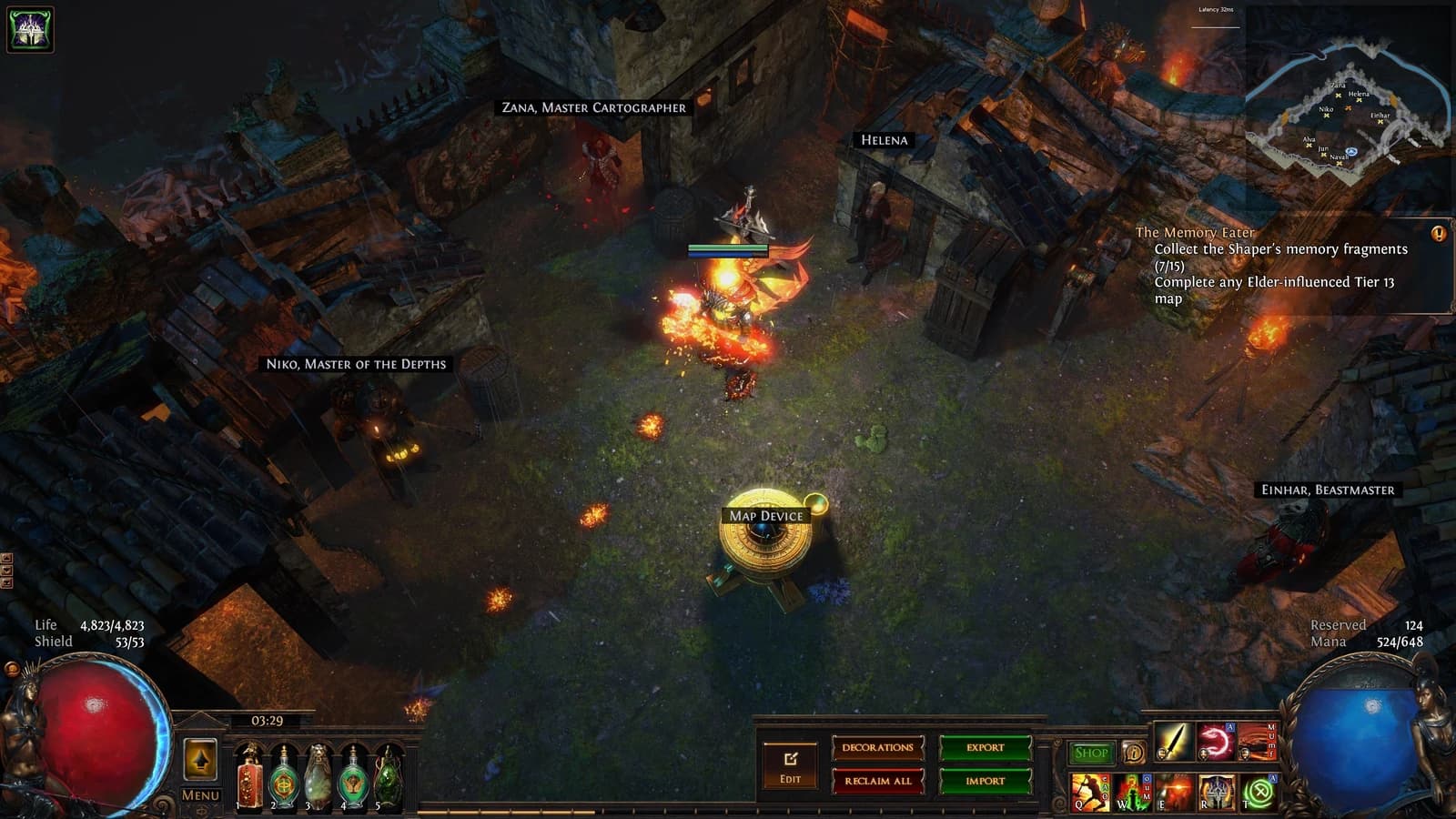 Unearthed-Mini, a Path of Exile 1 hideout built in Unearthed Hideout by blashemer