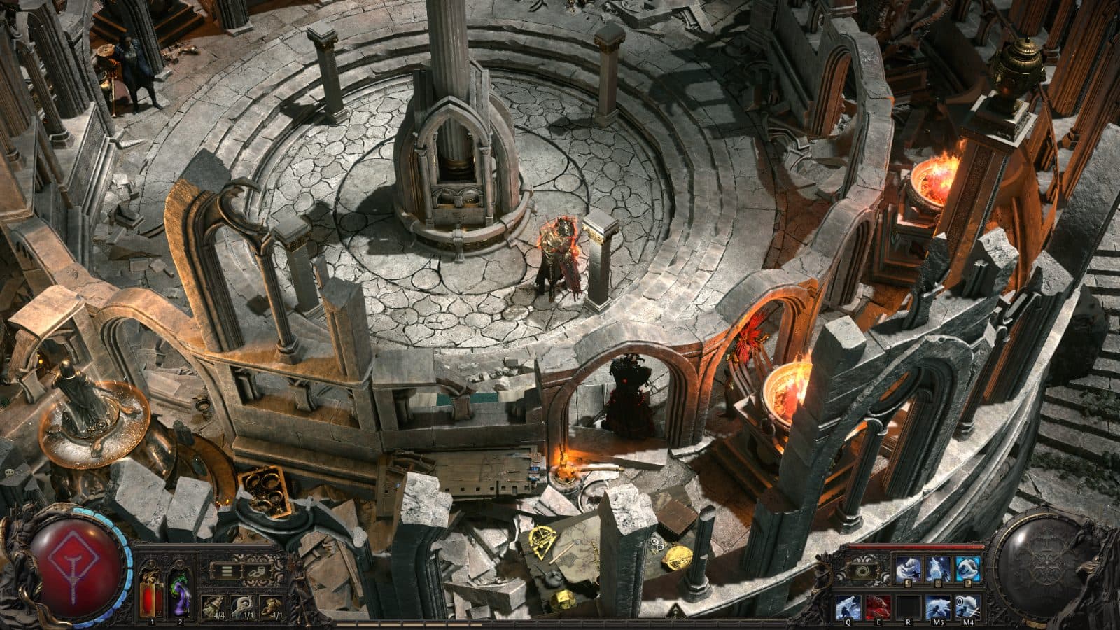 Martyrs Abbey, a Path of Exile 2 hideout built in Saints End Monastery Hideout by searscatalog