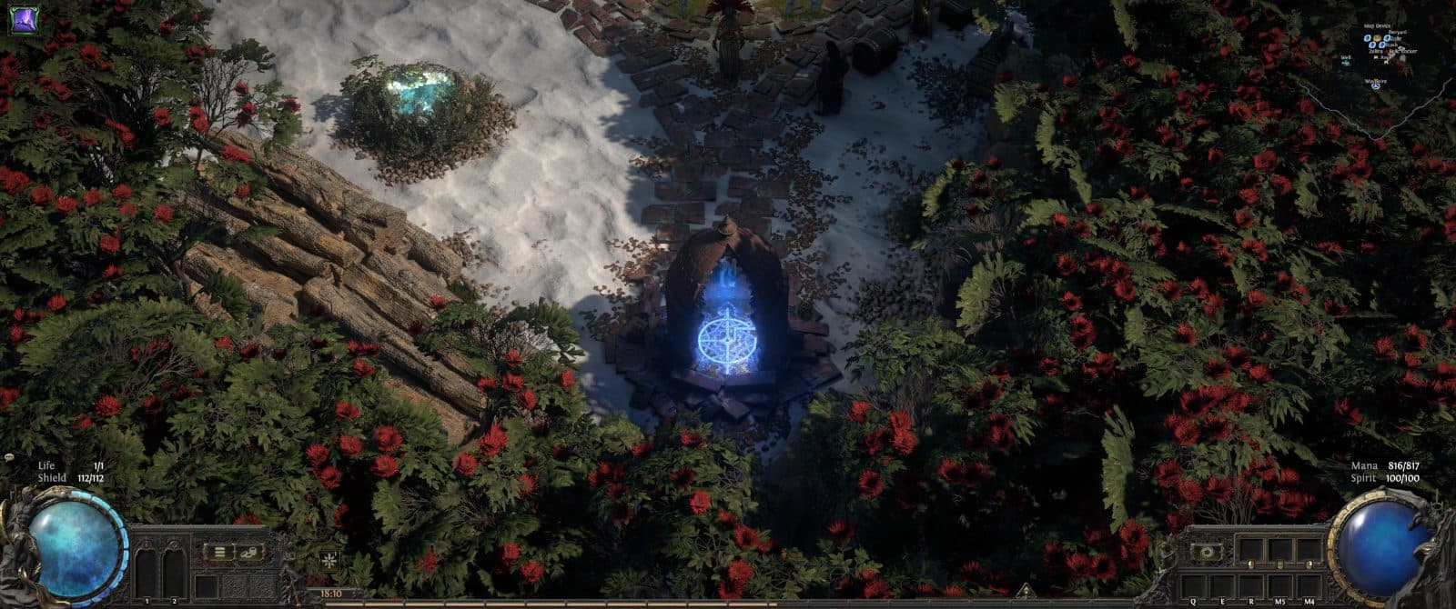 Mountain Refuge, a Path of Exile 2 hideout built in Alpine Plateau Hideout by suibee
