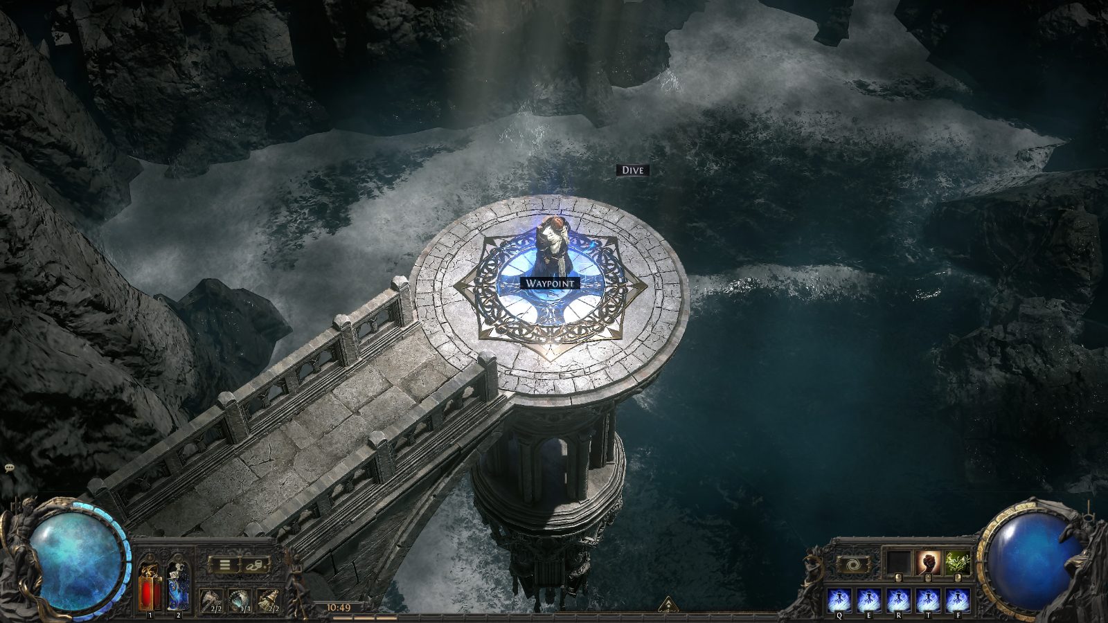Ruined Monastery, a Path of Exile 2 hideout built in Saints End Monastery Hideout by deluxo