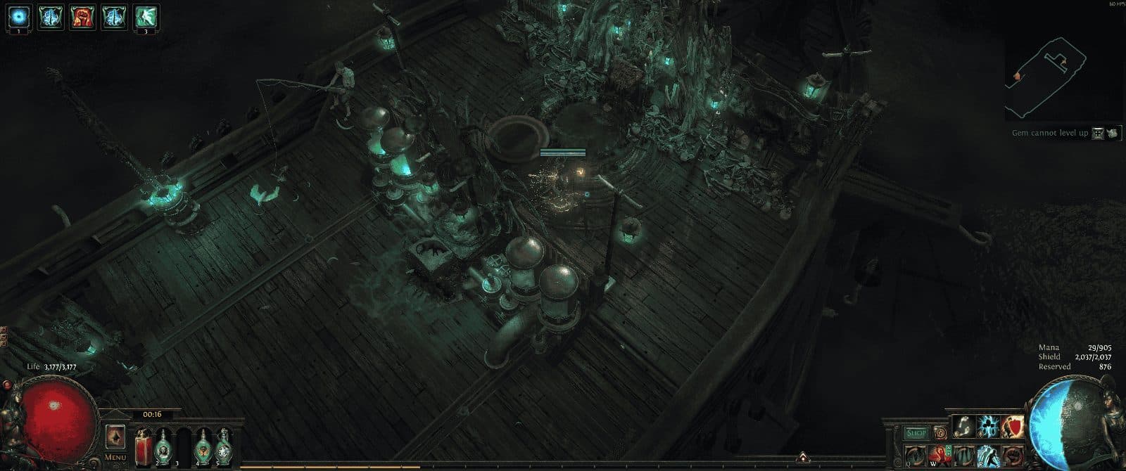 The Devil's Manifest, a Path of Exile 1 hideout built in The Sovereign Hideout by gyzere