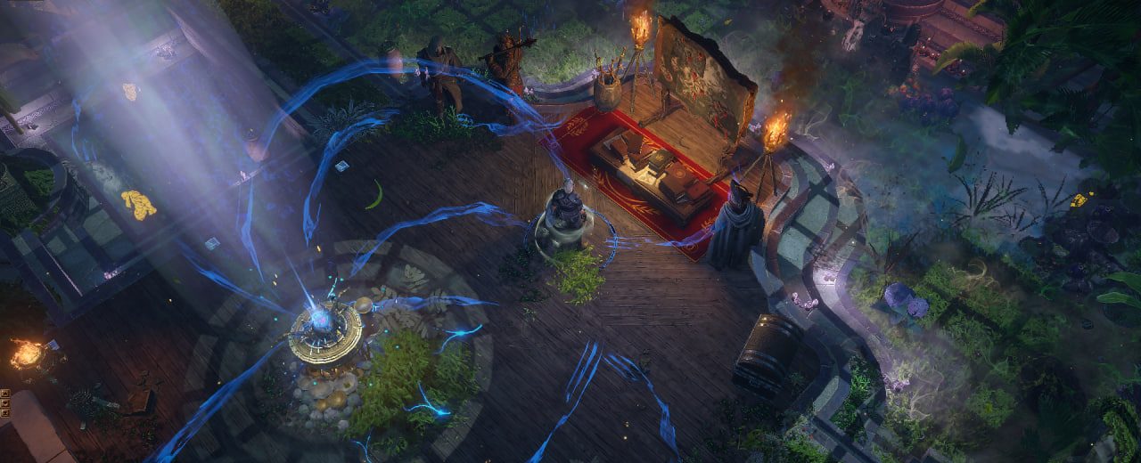 The Jungle Reliquary, a Path of Exile 1 hideout built in Luxurious Hideout by nikita98zh