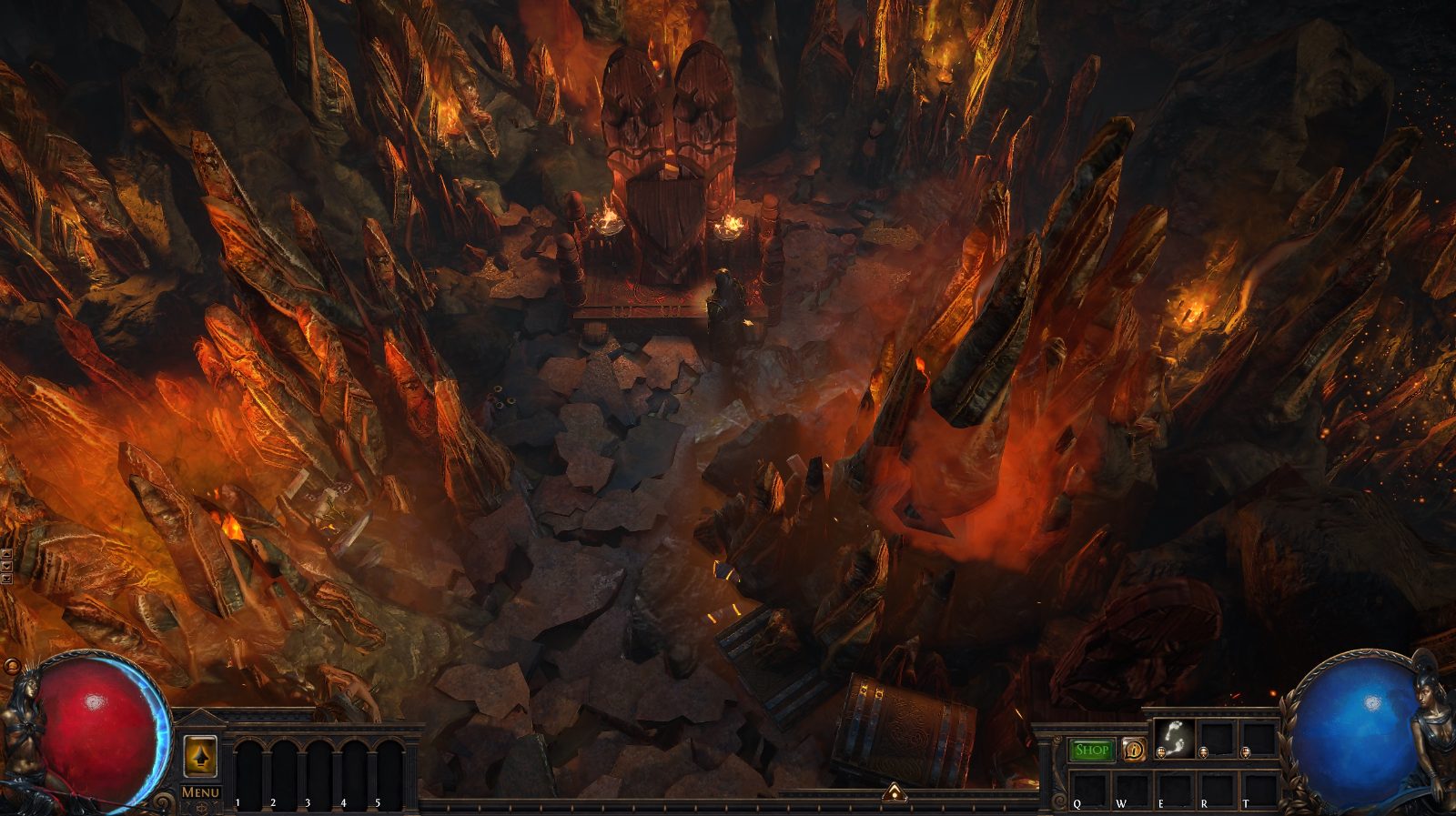 The Volcano 🌋, a Path of Exile 1 hideout built in Coral Hideout by arthur-von-schreyer