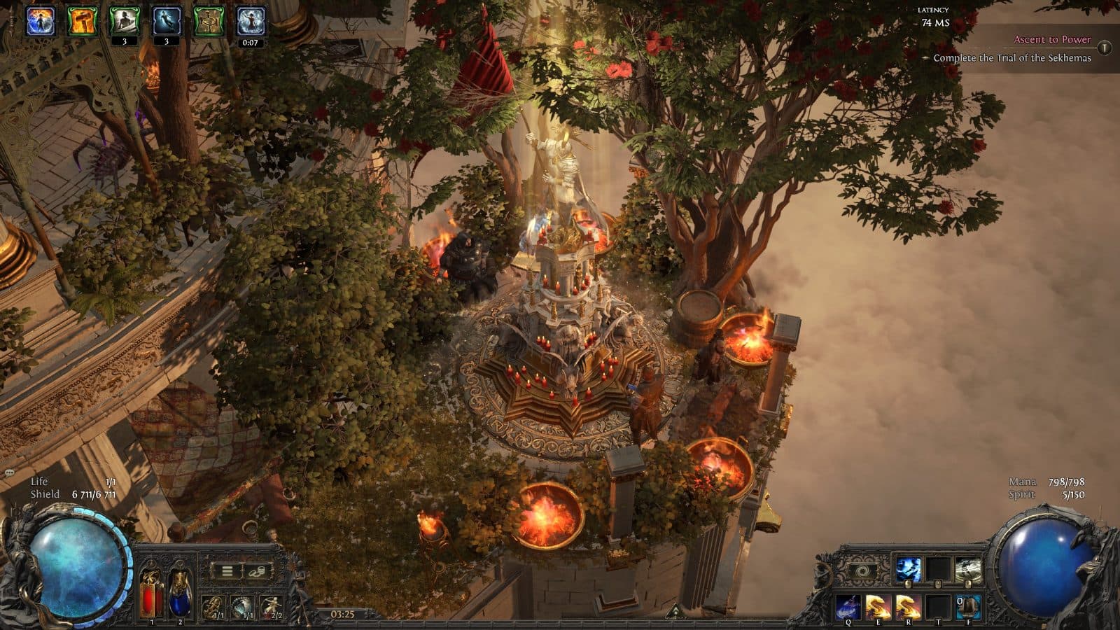 Unholy Plateau ⛧, a Path of Exile 1 hideout built in Plateau of the Gods Hideout by kojira