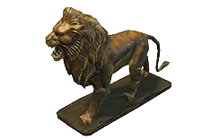 LionStatueStandingGolden