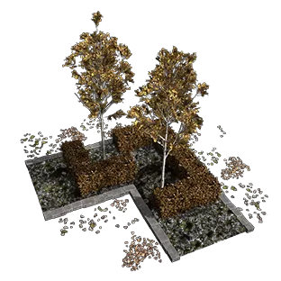 VampireGardenHedgeCorner